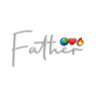 Father Text PNG Transparent Images Free Download