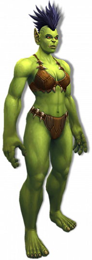 Female Orc Grunt png images, Orc Grunt transparent png