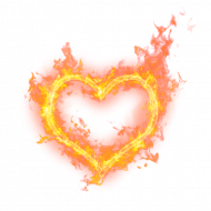 fire heart png