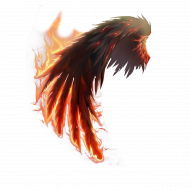 Fire wings transparent png images,Wing transparent background