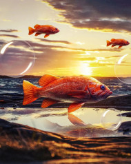 Fish hd editing background