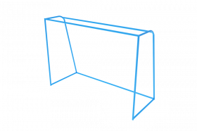 Football goal shape png