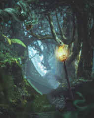 Forest Snake Poster Photo Editing Background HD   1500x1875