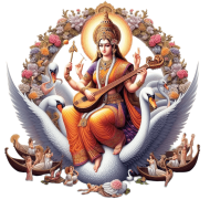 Free Saraswati Maa PNG Transparent Images hd
