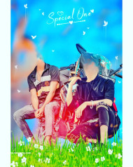 Friends face cut cb editing background 4k