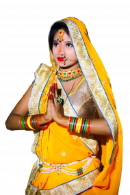 Full hd chhath puja banner girl png hd