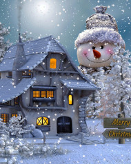 Full Hd christmas background for editing