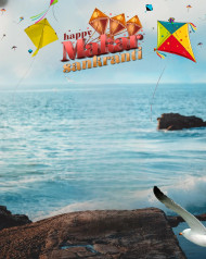 Full hd makar sankranti editing background