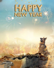 Full hd new year editing background