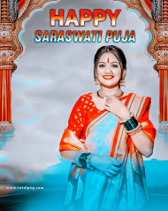 Full hd saraswati puja background