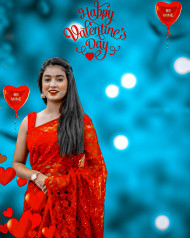 Full hd valentine girl editing background