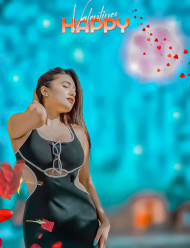 Full hd valentines day editing background