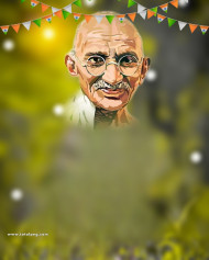 Gandhi jayanti editing background 2023