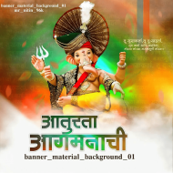 Ganesh chaturthi banner editing background