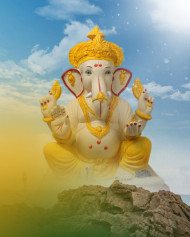 Ganesh chaturthi banner editing background hd