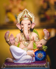 ganpati puja realstic backgrounds free