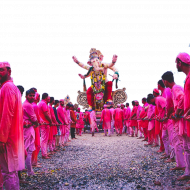Ganpati visarjan png image