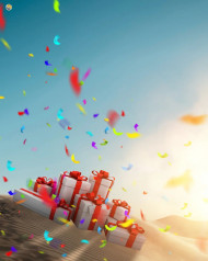 Gift Editing Background Download