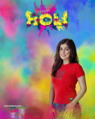 Girl Holi Editing Background