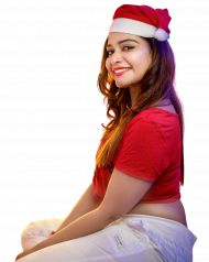 Girl Santa PNG Transparent Images Free Download