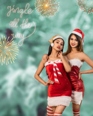 Girls christmas editing backgrounds
