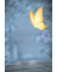 Glowing butterflies Cb background free