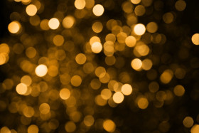 gold bokeh png image