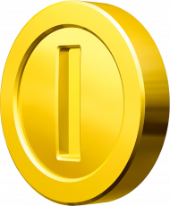 Gold coin 3d transparent png images