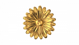 Gold flower png transparent images