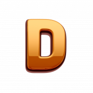 Gold Letter D PNG Transparent Images