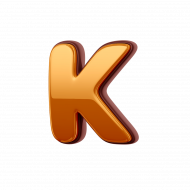 Gold Letter K PNG Transparent Images