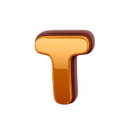 Gold Letter T PNG Transparent Images