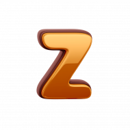 Gold Letter Z PNG Transparent Images