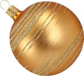 Golden Christmas ball png images
