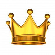 Golden Crown  PNG image with transparent background (2)