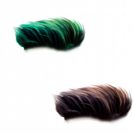 Hair color transprent background