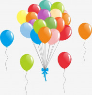 Happy birthday balloon png