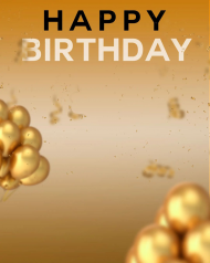 Happy birthday editing background