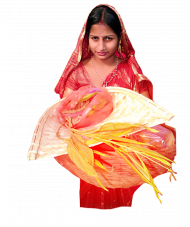 Happy chhath puja girl png images
