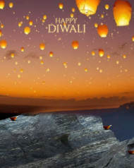 happy deepwali editing background