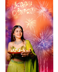 Happy Diwali 2023 Photo editing hd background Girl Free