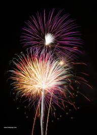 Happy diwali fire works backgrund