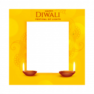happy diwali frame pnghd
