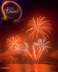 Happy diwali glowing backgrounds