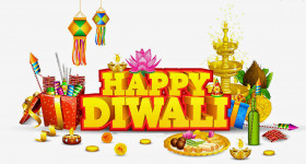 Happy diwali text png img