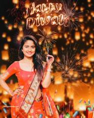 Happy Diwali With Girls Editing Background   2023