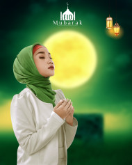 Happy eid editing background