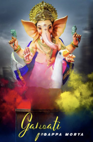 Happy Ganesh Chaturthi Editing Background