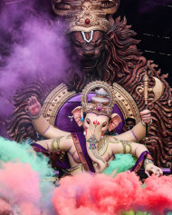 Happy Ganesh Chaturthi Editing Background Full
