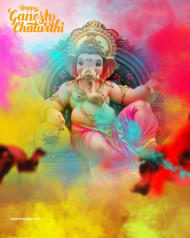 Happy Ganesh Chaturthi Photo Editing background